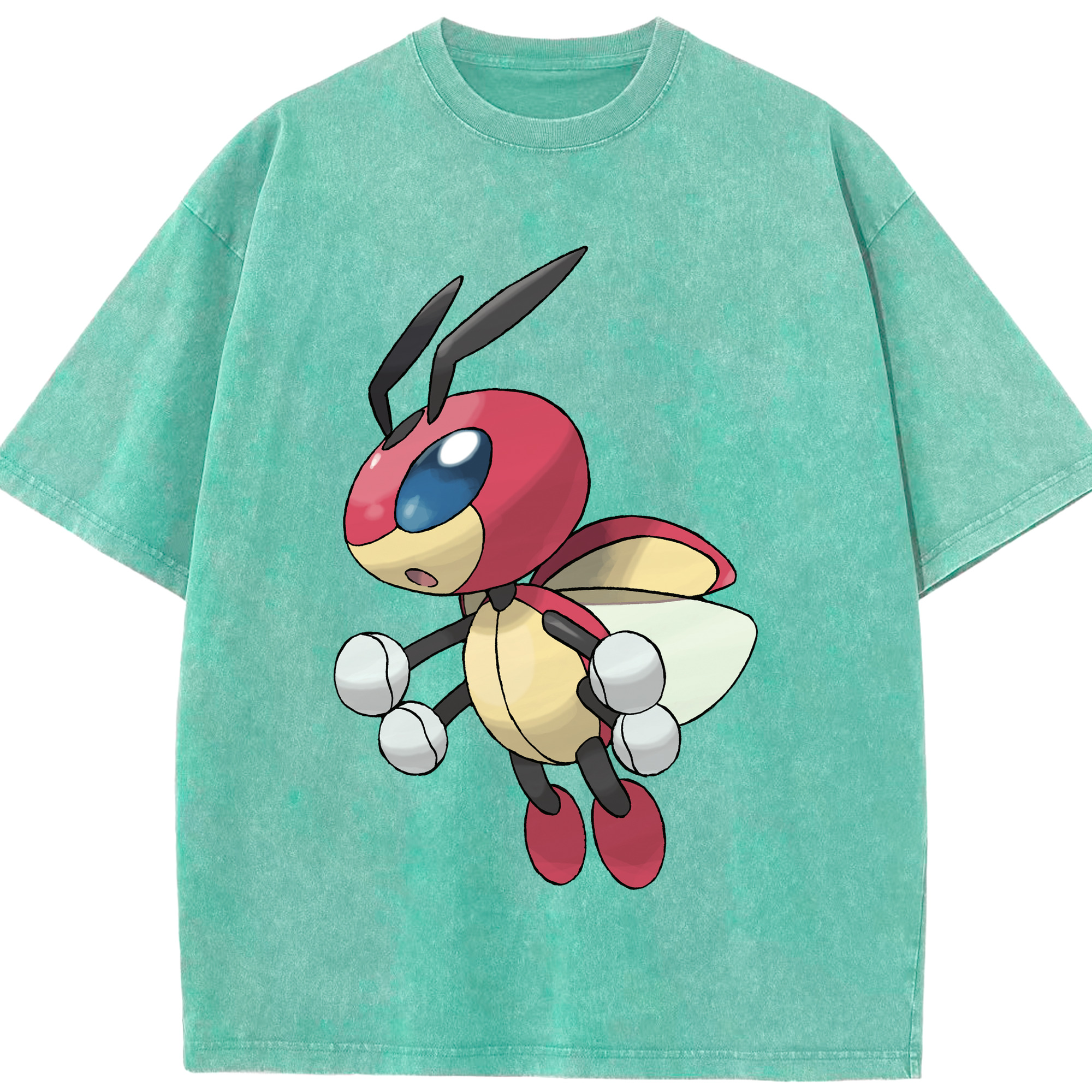 （画像用） ポケットモンスター Pokémon 綿100% ヴィンテージ風 半袖Tシャツ（フロントプリント）